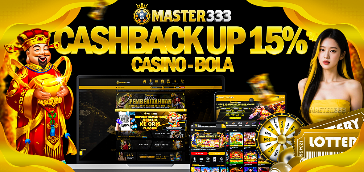BONUS CASHBACK CASINO & BOLA UP TO 15%